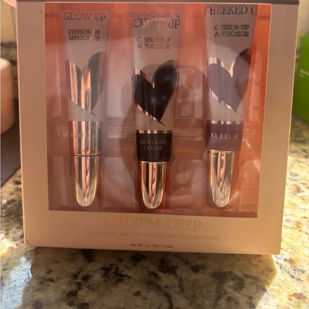 Beauty Creations Liquid Wands Trio Contour/ Blush Medium Deep